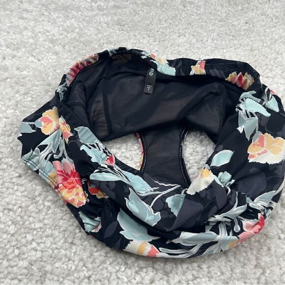 Torrid Floral High Rise Ruched Swim Bottom - Picture 6 of 7